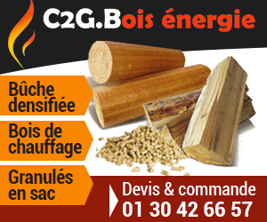 C2G.Bois énergie, granulés de bois, chauffage bois et bûches bois compressé  - Bois d'allumage